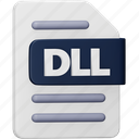 dll, file, format, page, document, extension, dll file