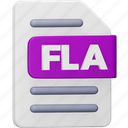 fla, file, format, page, document, extension, fla file
