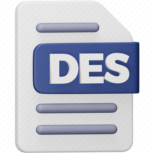 Des, file, format, page, document, extension, des file icon - Download on Iconfinder