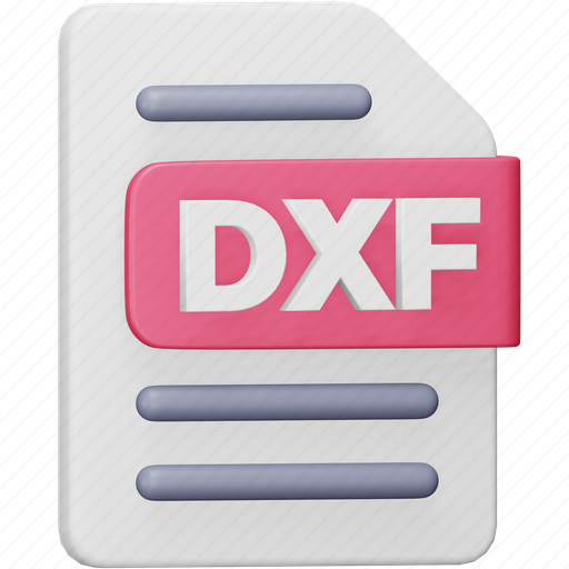 Dxf, file, format, page, document, extension, dxf file icon - Download on Iconfinder