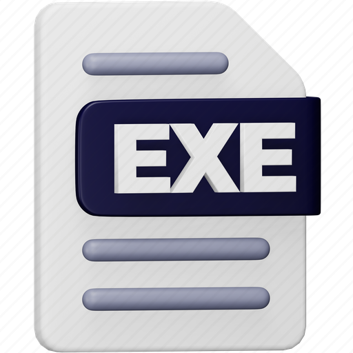 Exe, file, format, page, document, extension, exe file icon - Download on Iconfinder