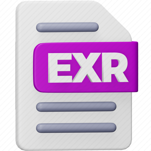 Exr, file, format, page, document, extension, exr file icon - Download on Iconfinder