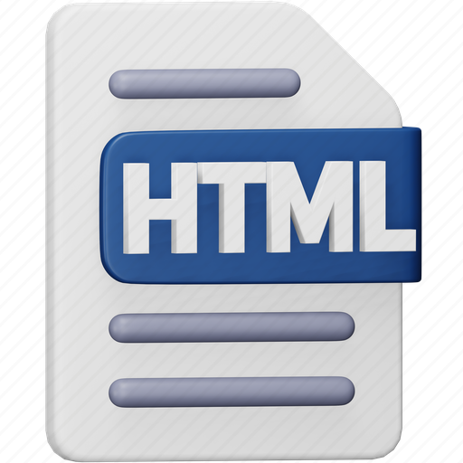 Html, file, format, page, document, extension, html file icon - Download on Iconfinder