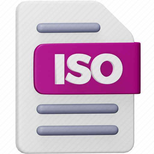Iso, file, format, page, document, extension, iso file icon - Download on Iconfinder