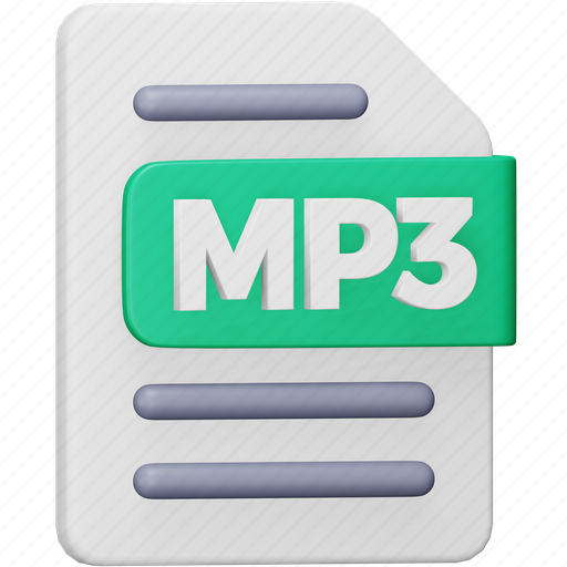 Mp3, file, format, page, document, extension, mp3 file icon - Download on Iconfinder