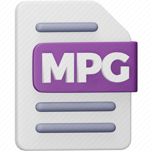 Mpg, file, format, page, document, extension, mpg file icon - Download on Iconfinder
