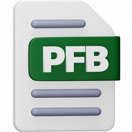 Pfb, file, format, page, document, extension, pfb file icon - Download on Iconfinder