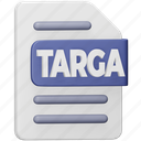 targa, file, format, page, document, extension, targa file