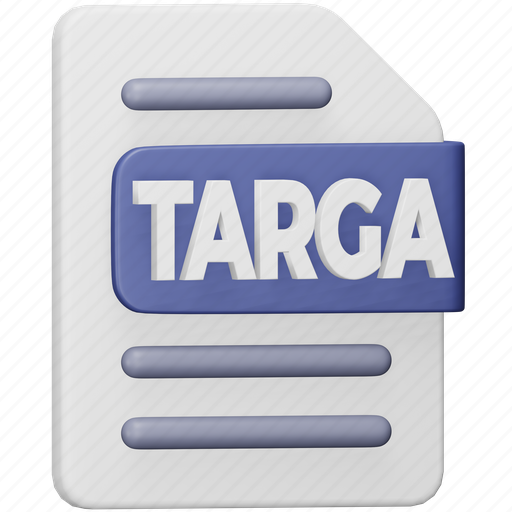 Targa, file, format, page, document, extension, targa file icon - Download on Iconfinder