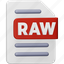 raw, file, format, page, document, extension, raw file 