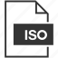 file format, iso, extension 