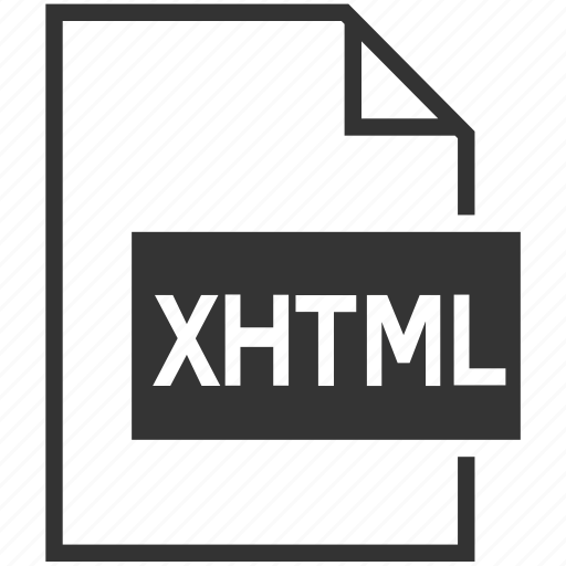 File format, xhtml, extension icon - Download on Iconfinder