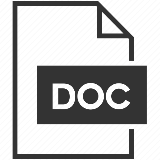 Doc, file format, data, document, extension, text icon - Download on Iconfinder