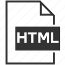 file format, html, extension 