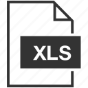 file format, xls, document, extension