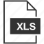 file format, xls, document, extension 