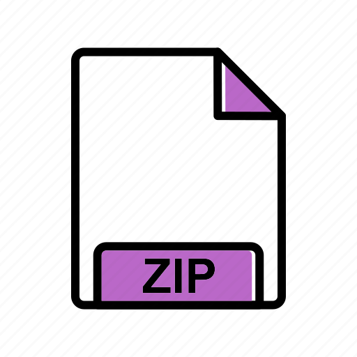 Extension, fie type, zip icon - Download on Iconfinder