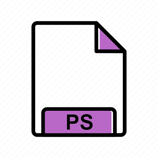 Extension, fie type, ps icon - Download on Iconfinder