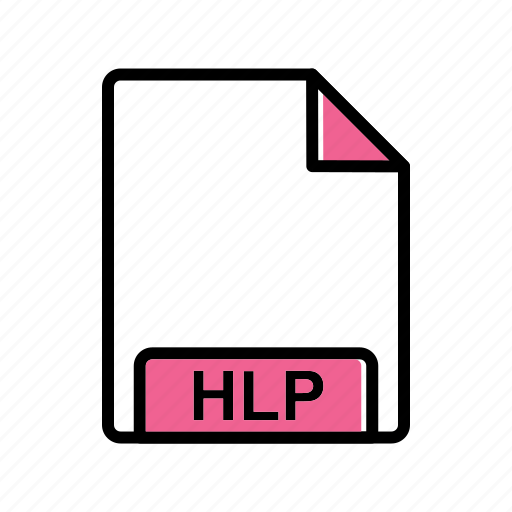 Extension, file, hlp icon - Download on Iconfinder