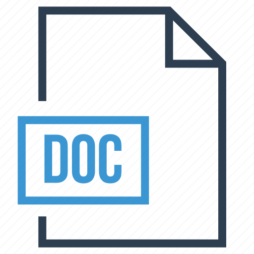 Doc, doc file, doc format, document file, file icon - Download on Iconfinder