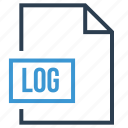 log, log file, file, log extension