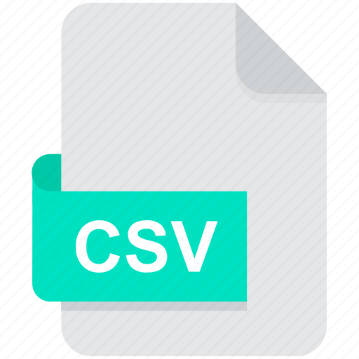 Csv, extension, extention, file, file format, type icon - Download on Iconfinder