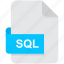 database, file, file format, format, sql, structured query language 