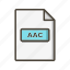 aac, file, format 