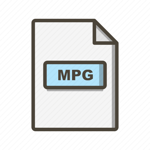 Mpg, file, format icon - Download on Iconfinder
