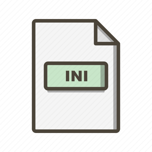 Ini, file, format icon - Download on Iconfinder
