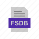 document, file, format, fsdb