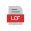 document, file, format, lef 