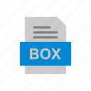 box, document, file, format