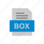 box, document, file, format 