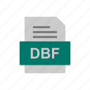 dbf, document, file, format