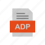 adp, document, file, format 