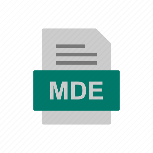 Document, file, format, mde icon - Download on Iconfinder