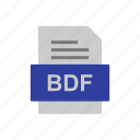 bdf, document, file, format