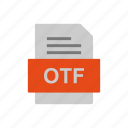 document, file, format, otf