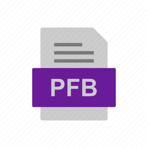 Document, file, format, pfb icon - Download on Iconfinder