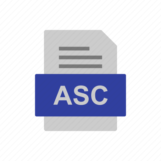 Asc, document, file, format icon - Download on Iconfinder