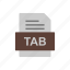 document, file, format, tab 