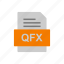 document, file, format, qfx 