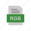 document, file, format, rgb 
