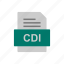 cdi, document, file, format 