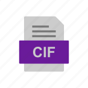 cif, document, file, format