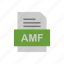 amf, document, file, format 