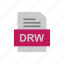 document, drw, file, format 