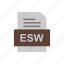 document, esw, file, format 
