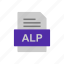 alp, document, file, format 